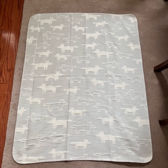 Pottery Barn Kids Other Pottery Barn Fuzzy Fox Baby Blanket Poshmark